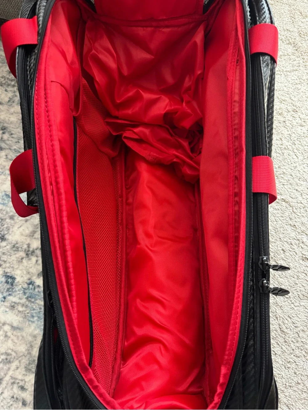 Arronax 3K fiber texture leather pickleball backpack